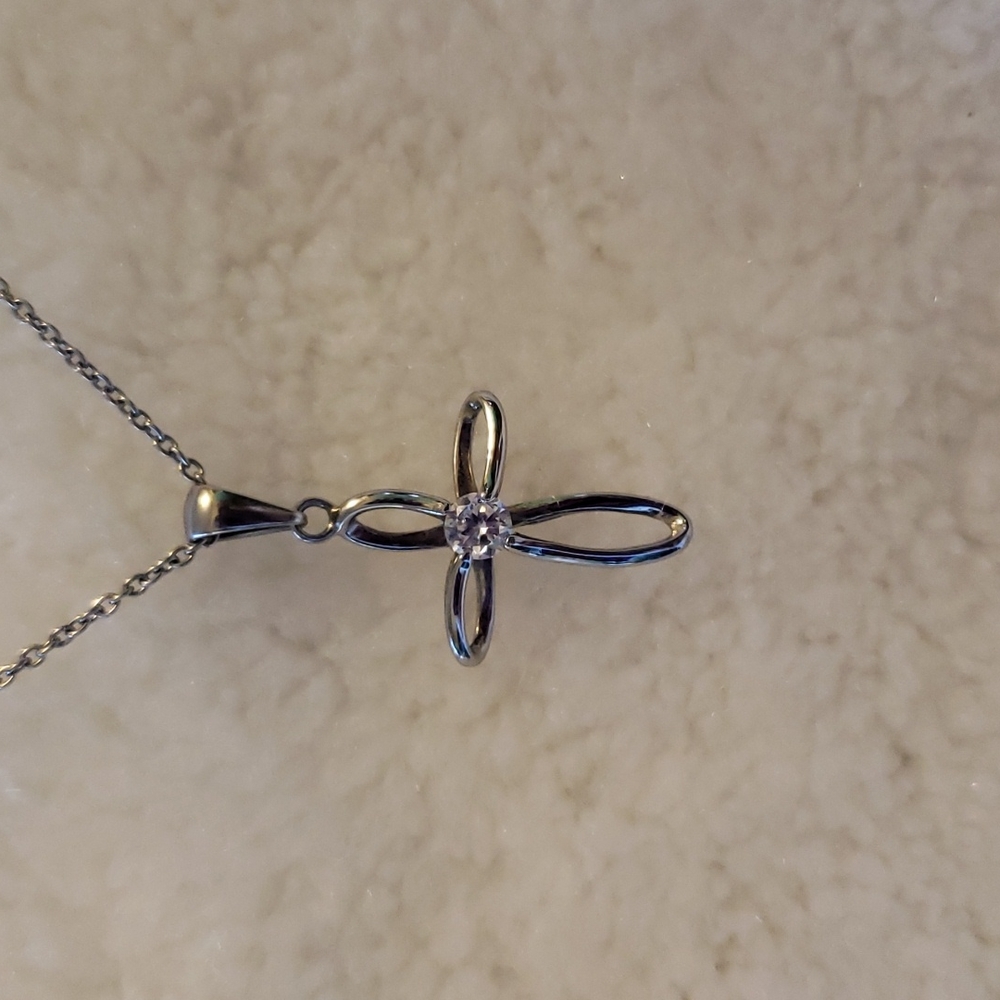 Stainless Steel Cross Necklace